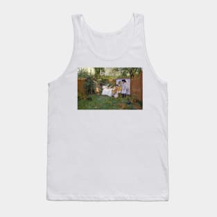 Open Air Breakfast by William Merritt Chase Tank Top